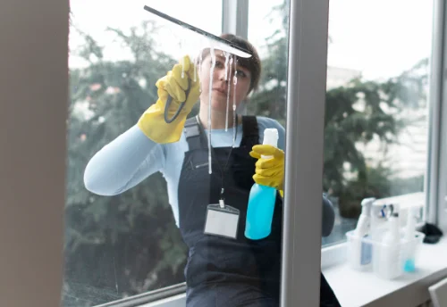 Nettoyage de vitres intérieures et extérieures à Ruy-Montceau